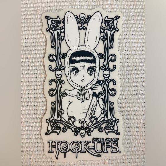 Hook-ups Skateboards early 2000s True Vintage Sticker - Picture 1 of 2